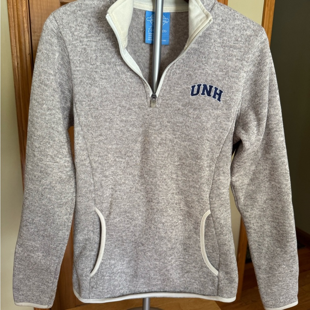 Charles River Apparel Gray Long Sleeve Fitted Hoodie